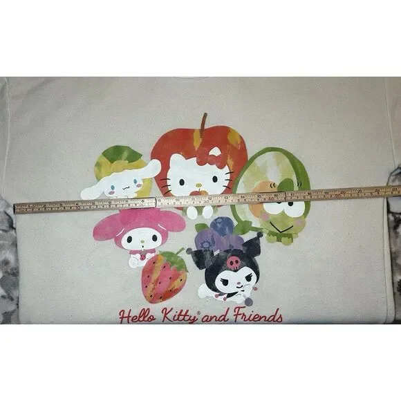 Hello Kitty‎ & Friends Sanrio Fruits Crewneck Women's Large Sweater - Picture 9 of 10